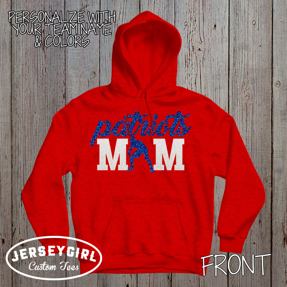 Custom Wrestling Mom Hoodie