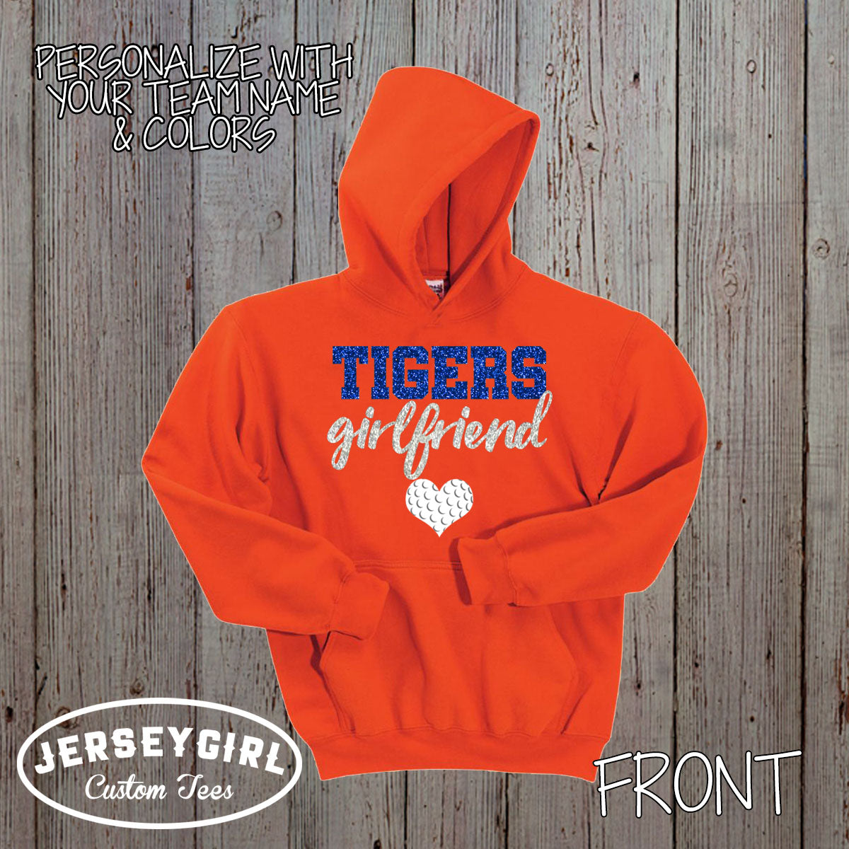 custom golf girlfriend sweatshirt