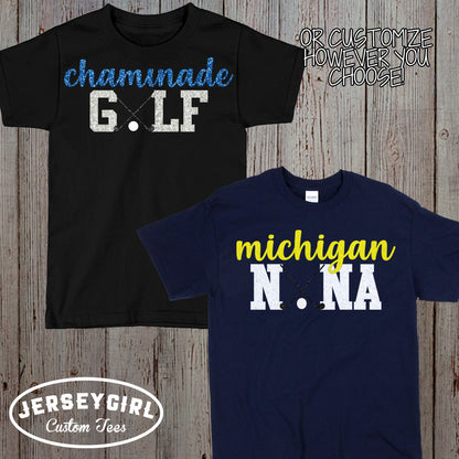 custom golf mom shirt 