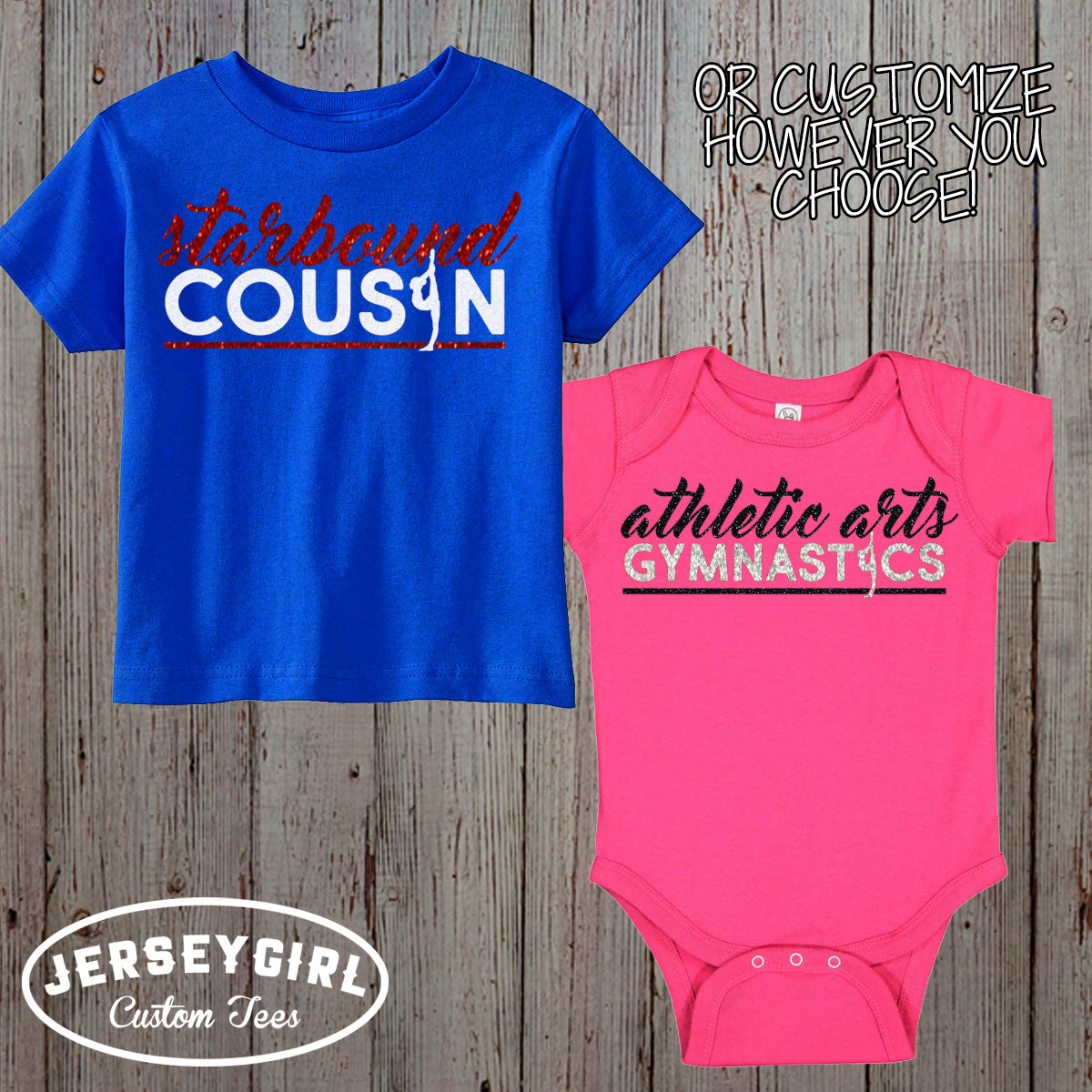 custom gymnastics sister shirt with gymnast's name