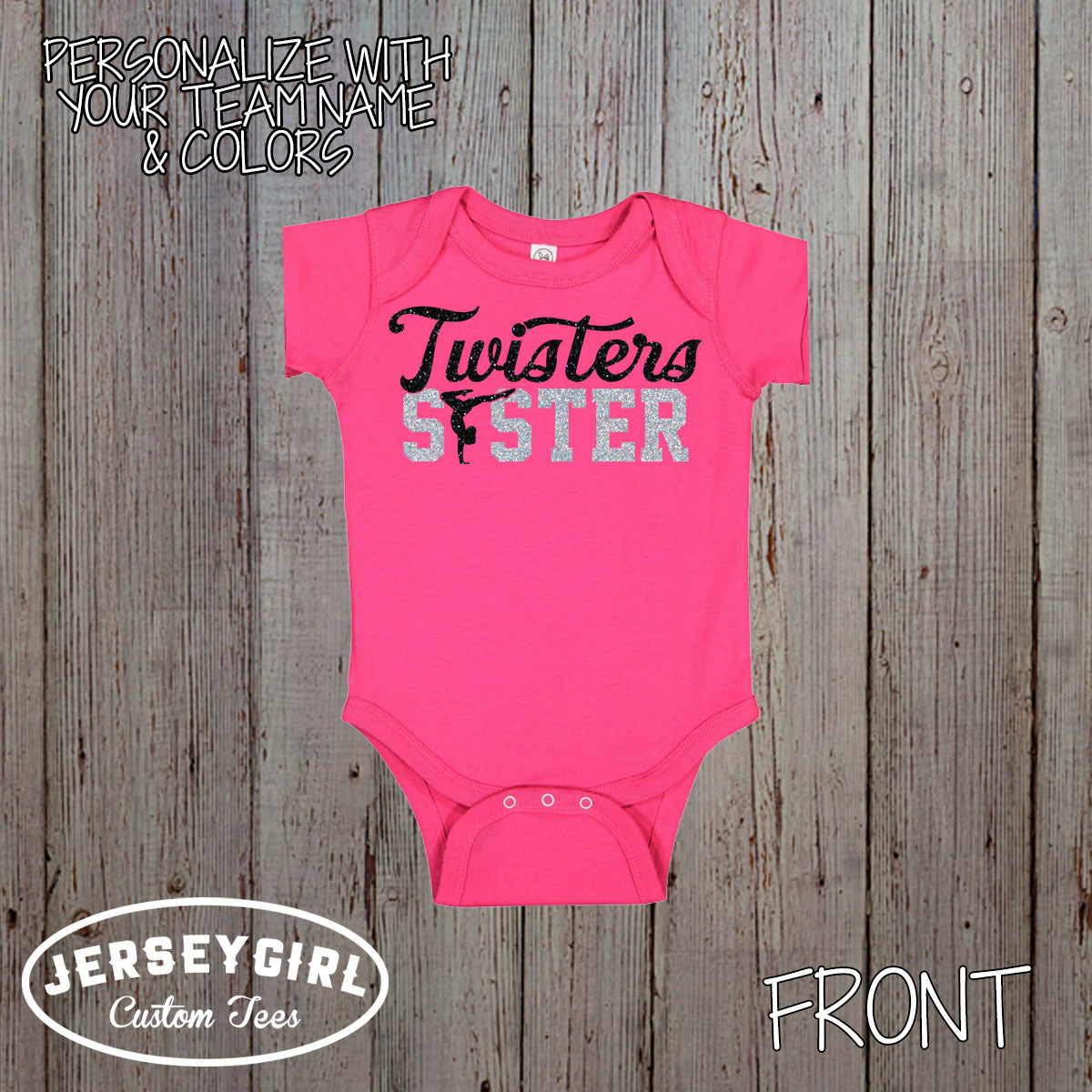 personalized gymnastics sister shirt