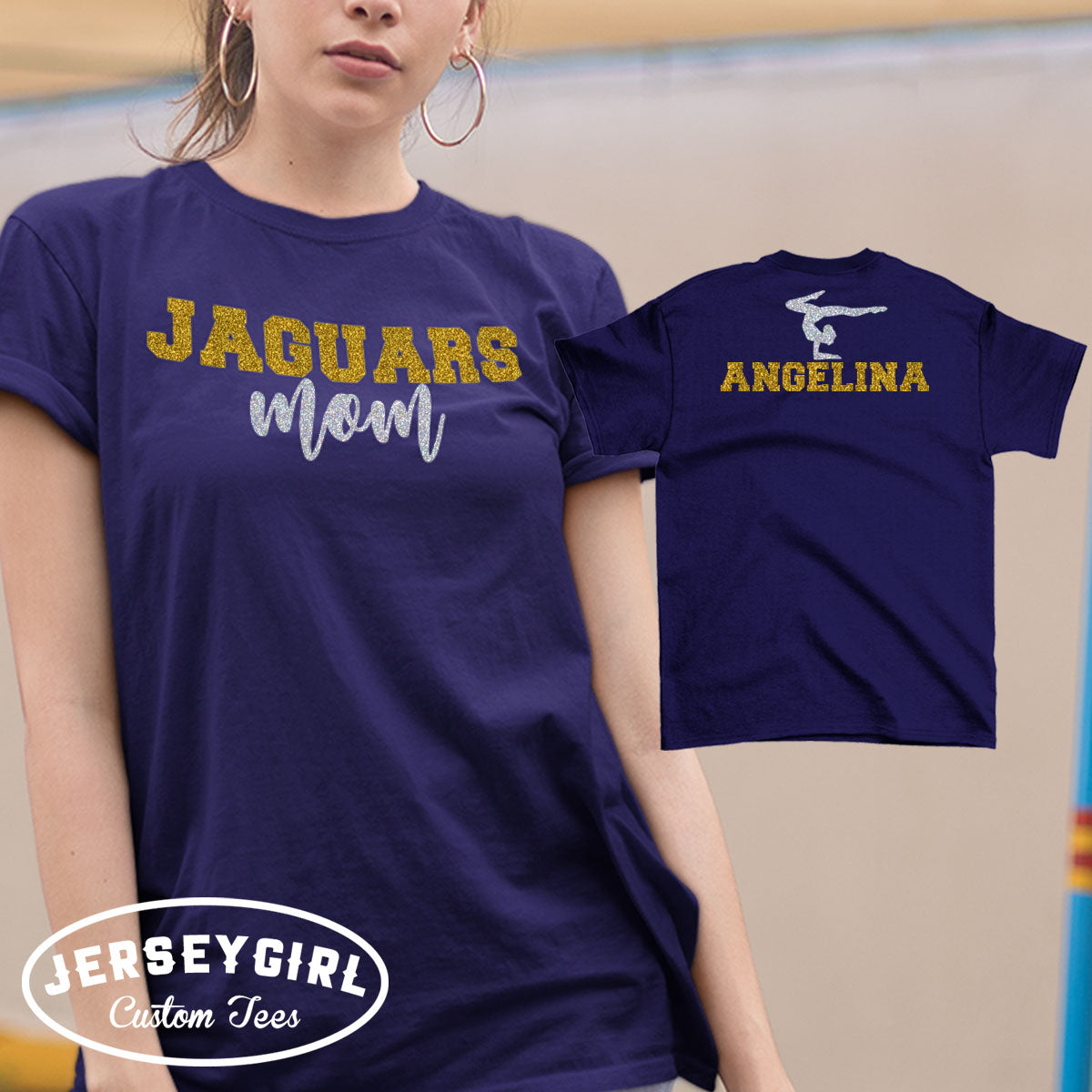 personalized gymnast mom shirt