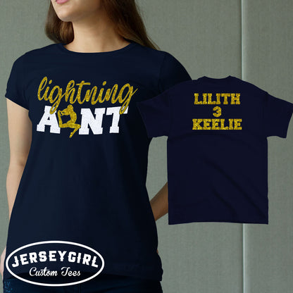 custom gymnastics aunt shirt