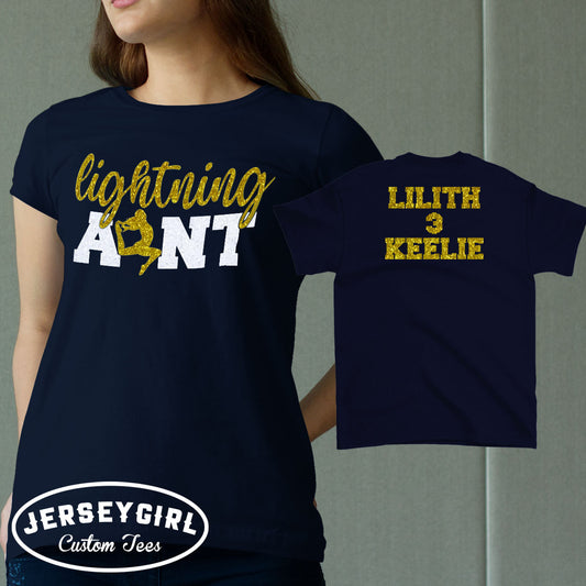 custom gymnastics aunt shirt
