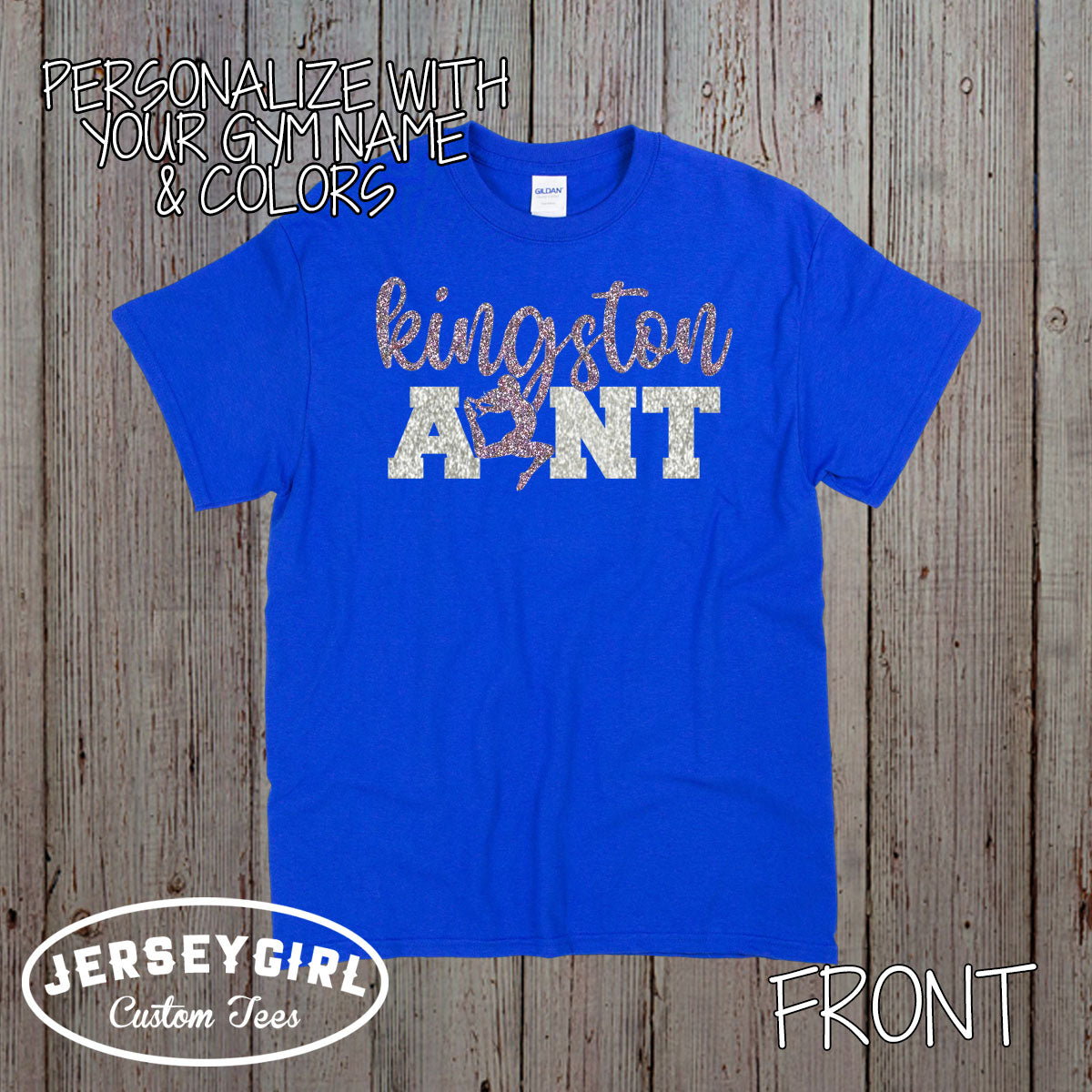 custom gymnastics aunt shirt