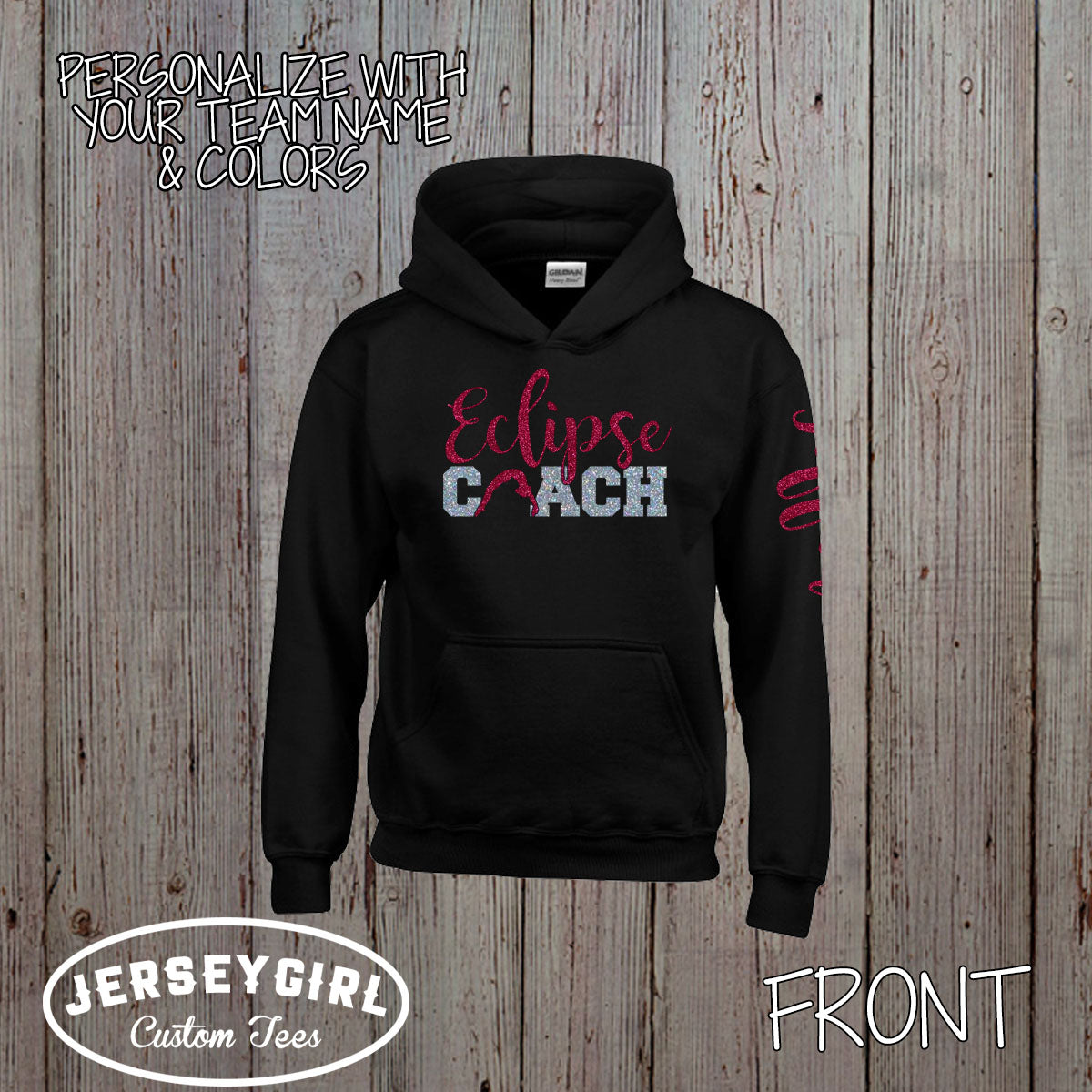 custom gymnastics coach sweatshirt