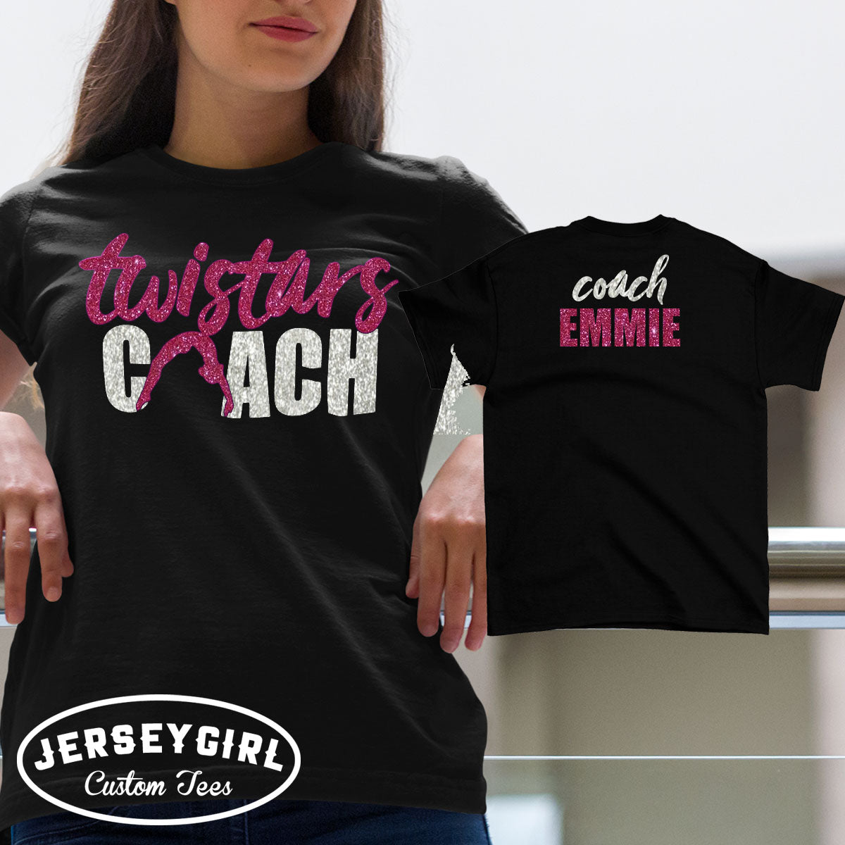 personalized gymnastics coach shirt