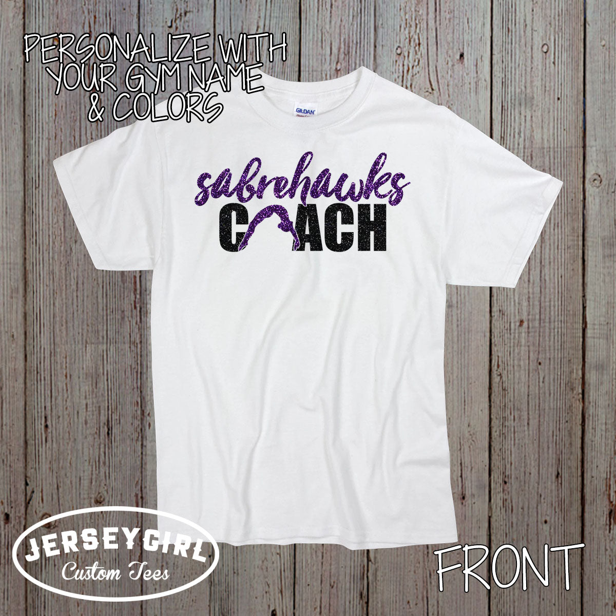 personalized gymnastics coach shirt