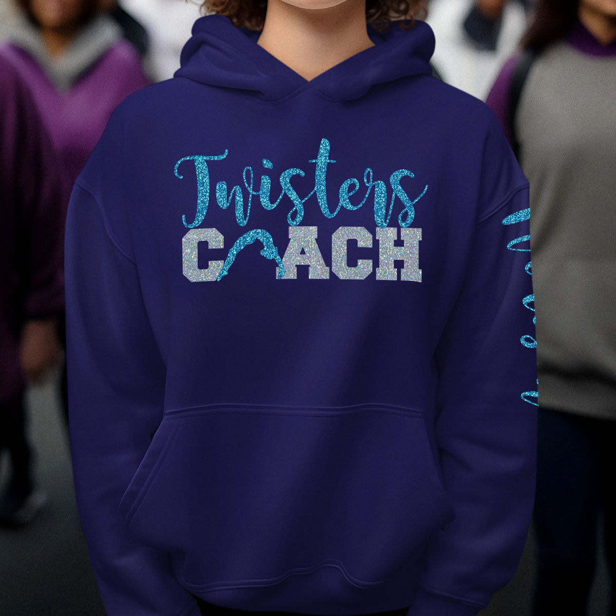custom gymnastics coach sweatshirt