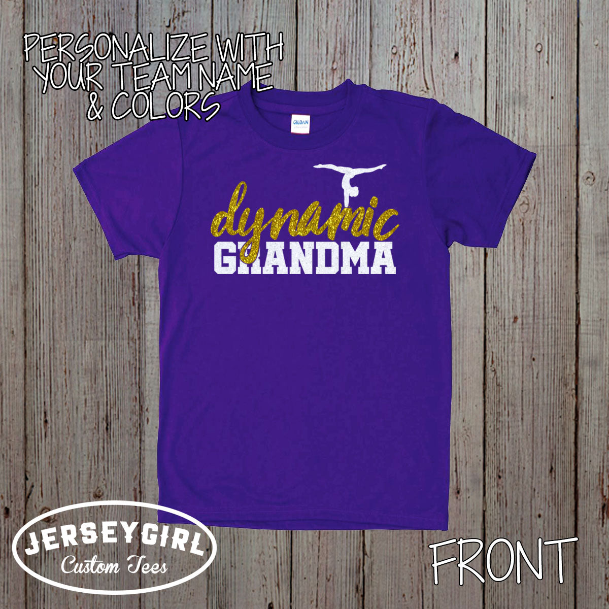 custom gymnastics grandma shirt