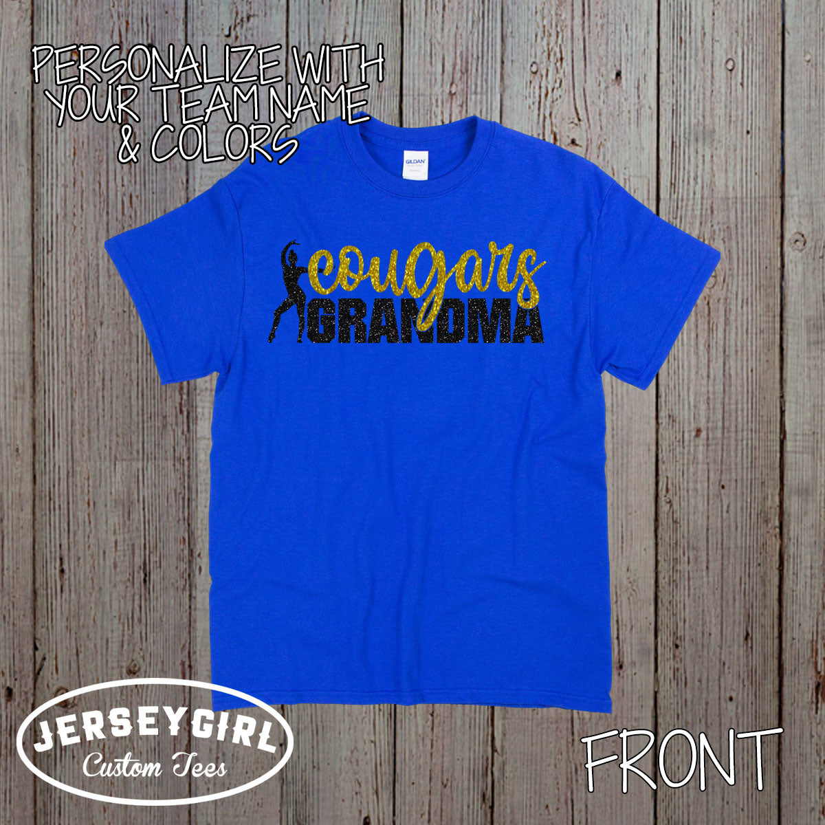 personalized gymnastics grandma shirt