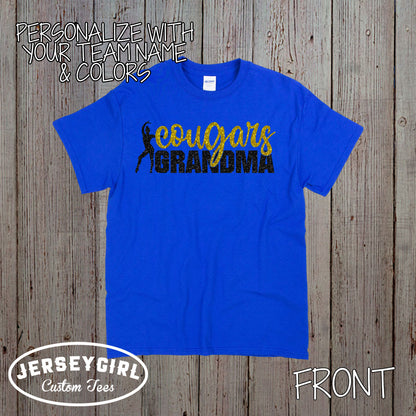 personalized gymnastics grandma shirt