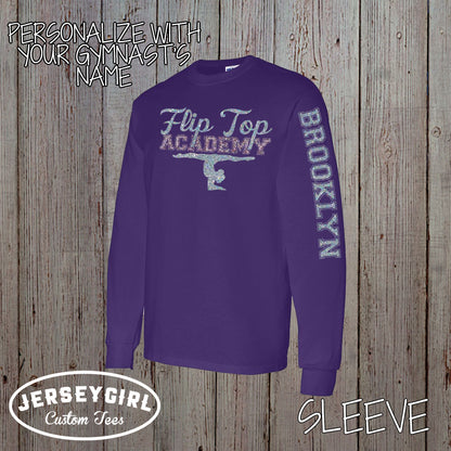 custom gymnastics long-sleeve shirt