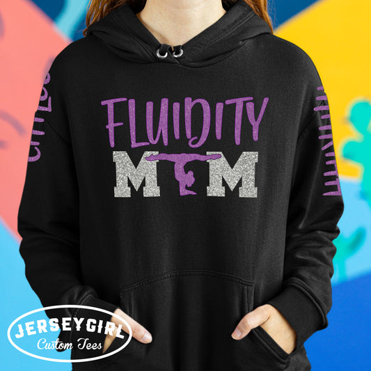 personalized gymnastics mom hoodie