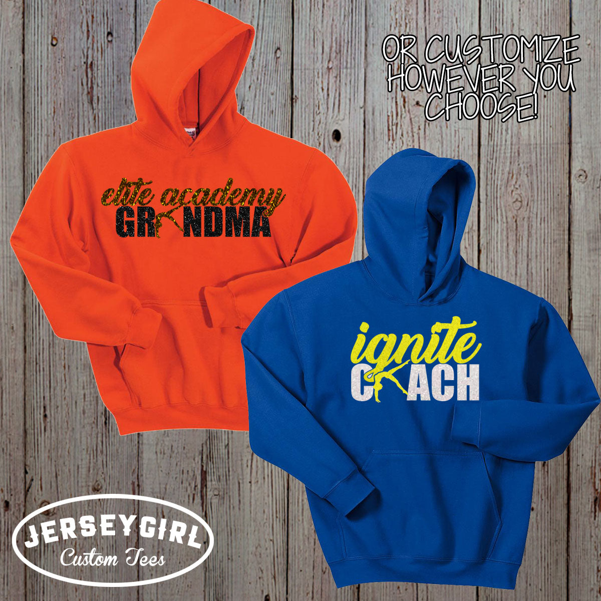 custom gymnastics mom sweatshirt with gymnast's name