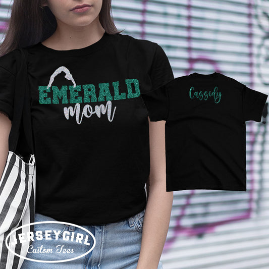 gymnastics mom shirt with name