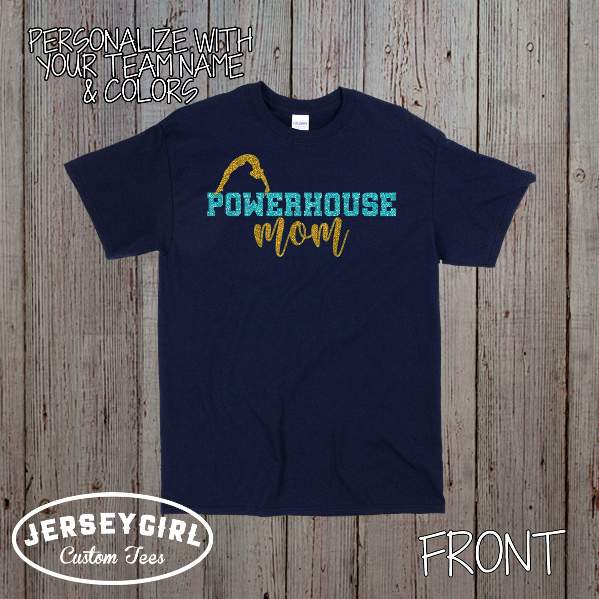 gymnastics mom shirt with name