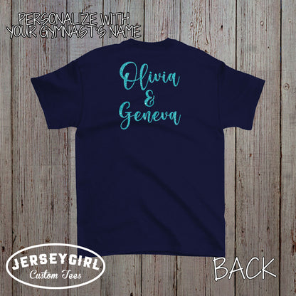 gymnastics mom shirt with name