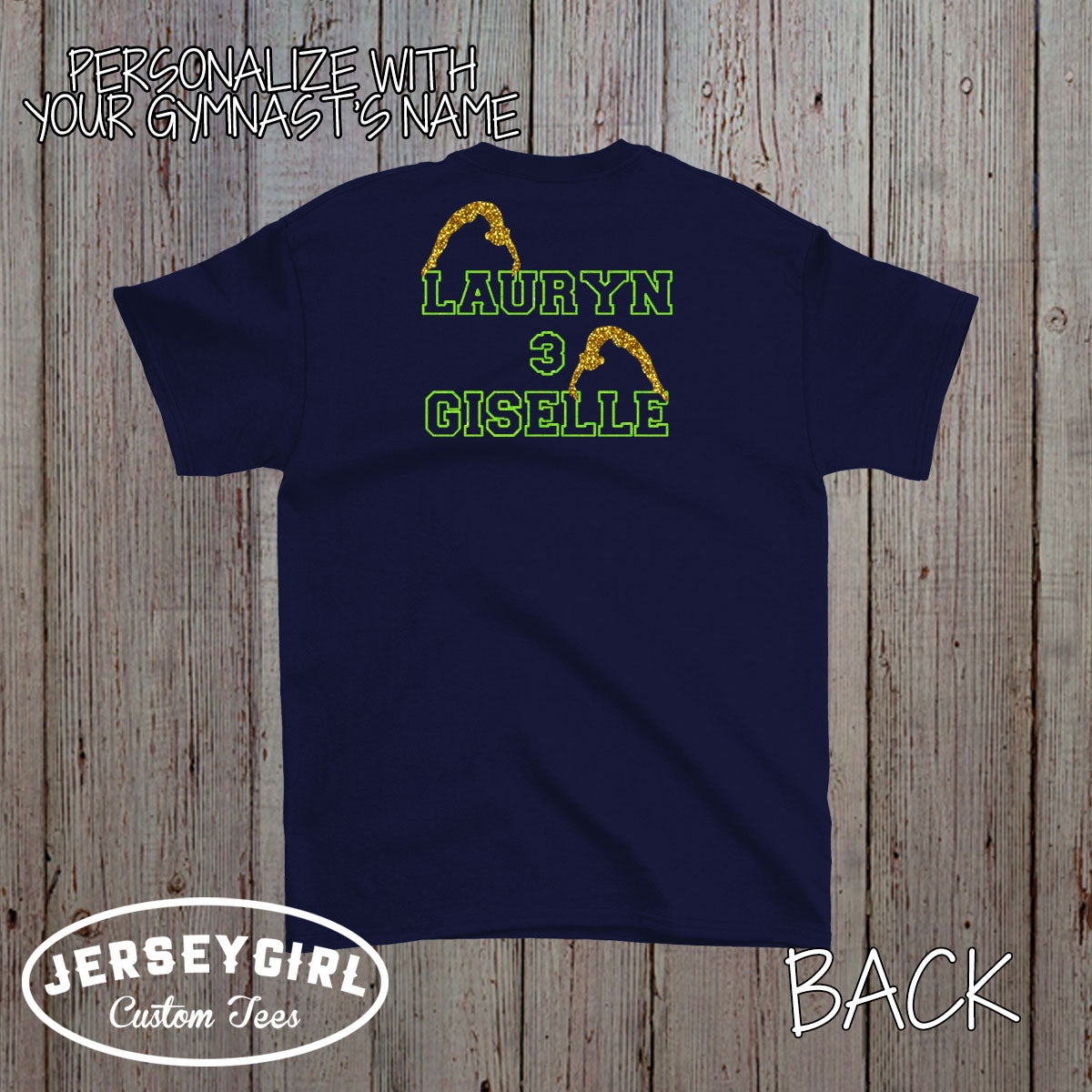 custom gymnastics mom t-shirt