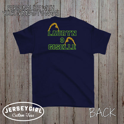 custom gymnastics mom t-shirt