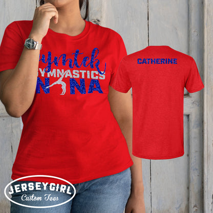 custom gymnastics Nana shirt