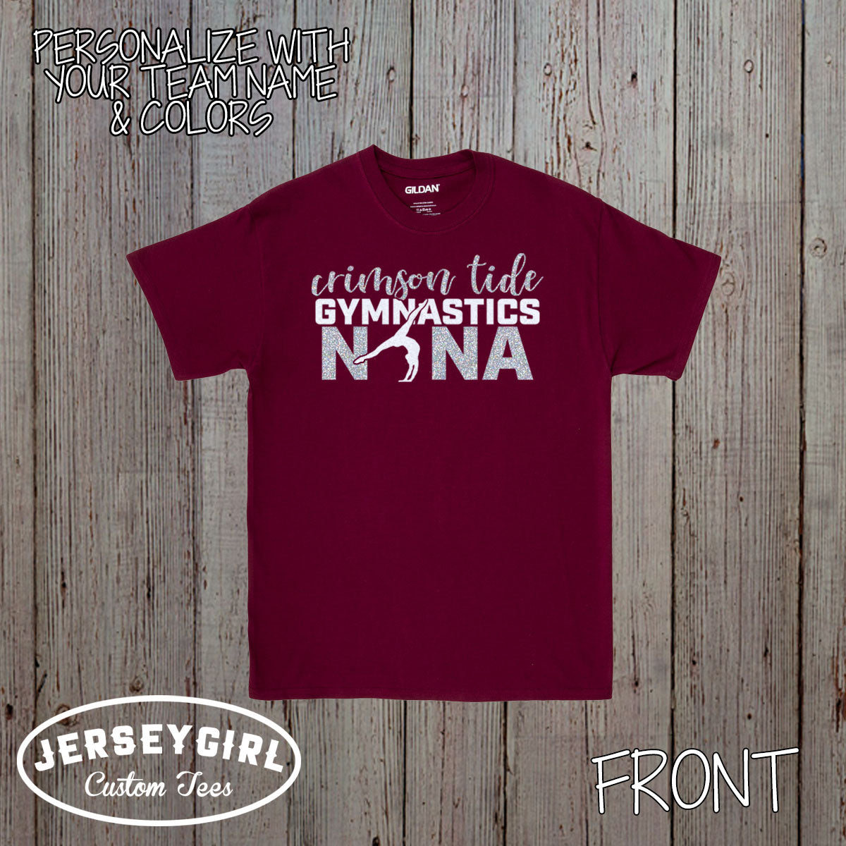 custom gymnastics Nana shirt