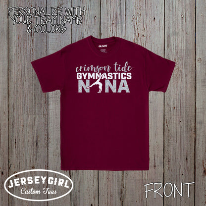 custom gymnastics Nana shirt