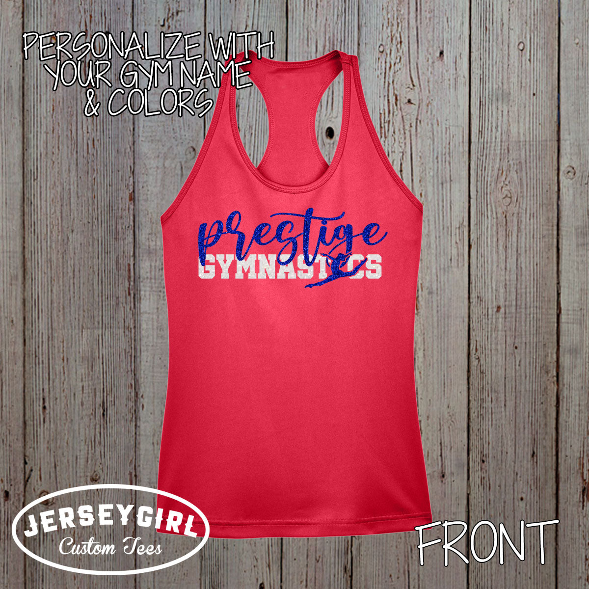 custom gymnastics tank top