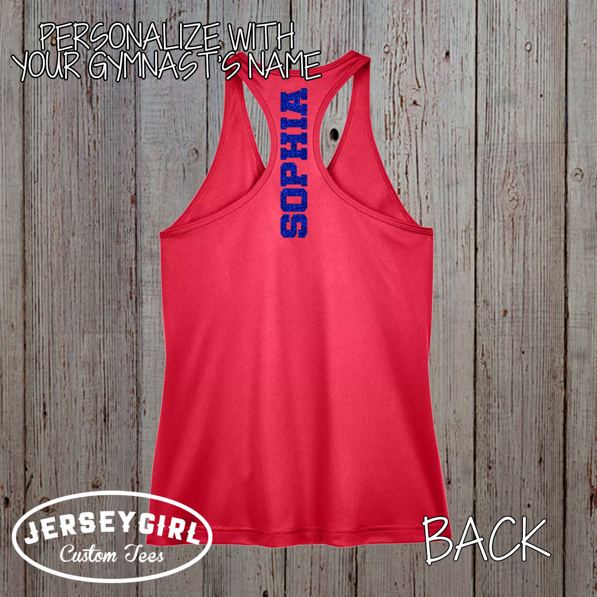 custom gymnastics tank top