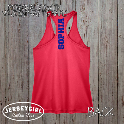 custom gymnastics tank top