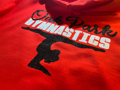 custom gymnastics zip up hoodie