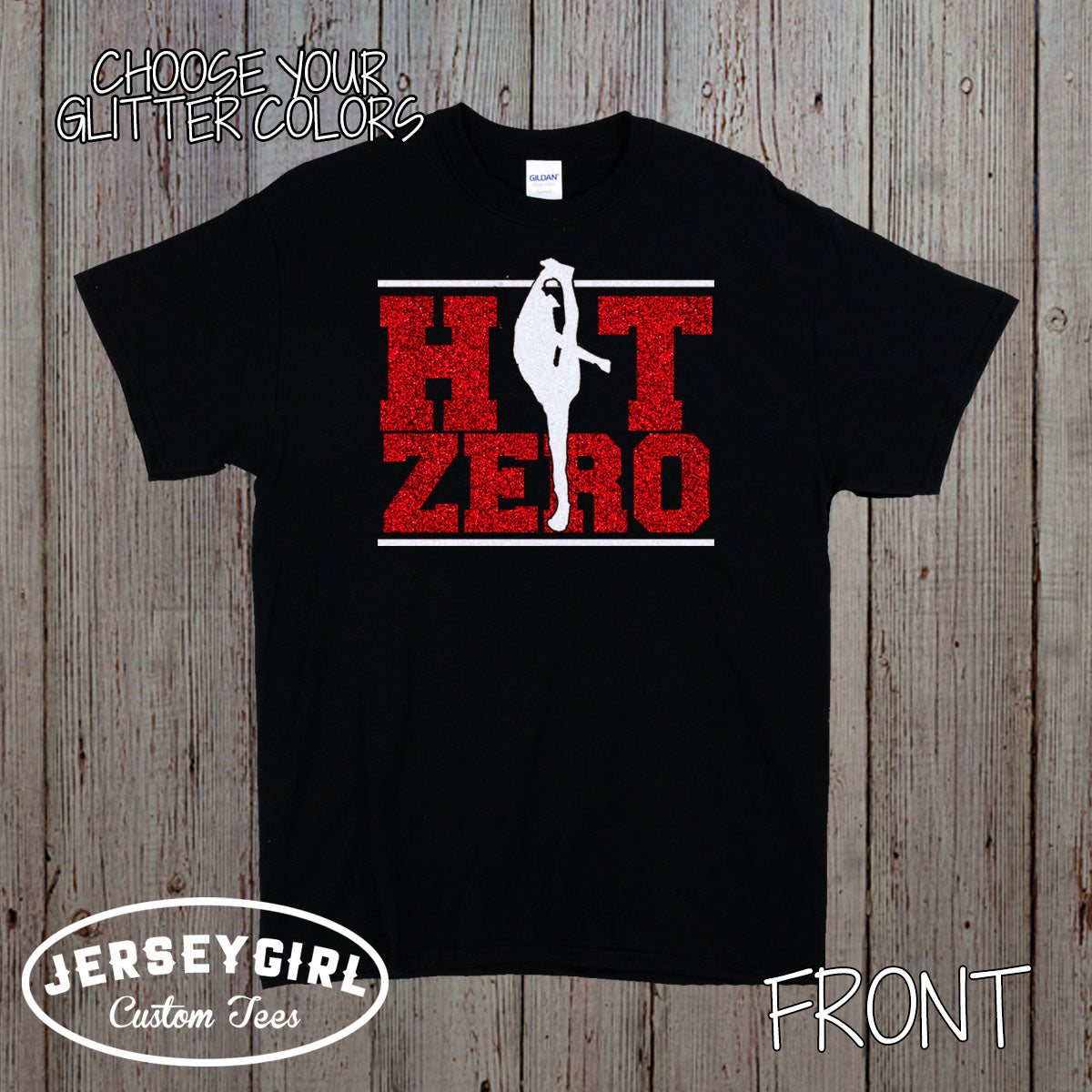 Hit Zero cheer flyer shirt