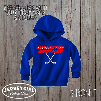 custom toddler hockey hoodie