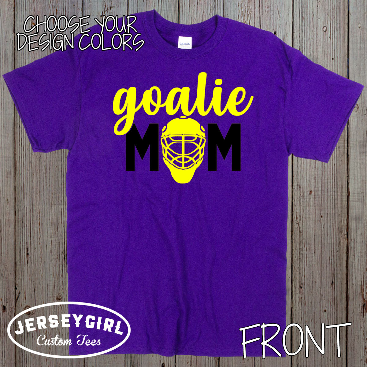 personalized hockey goalie mom shirt