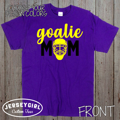 personalized hockey goalie mom shirt