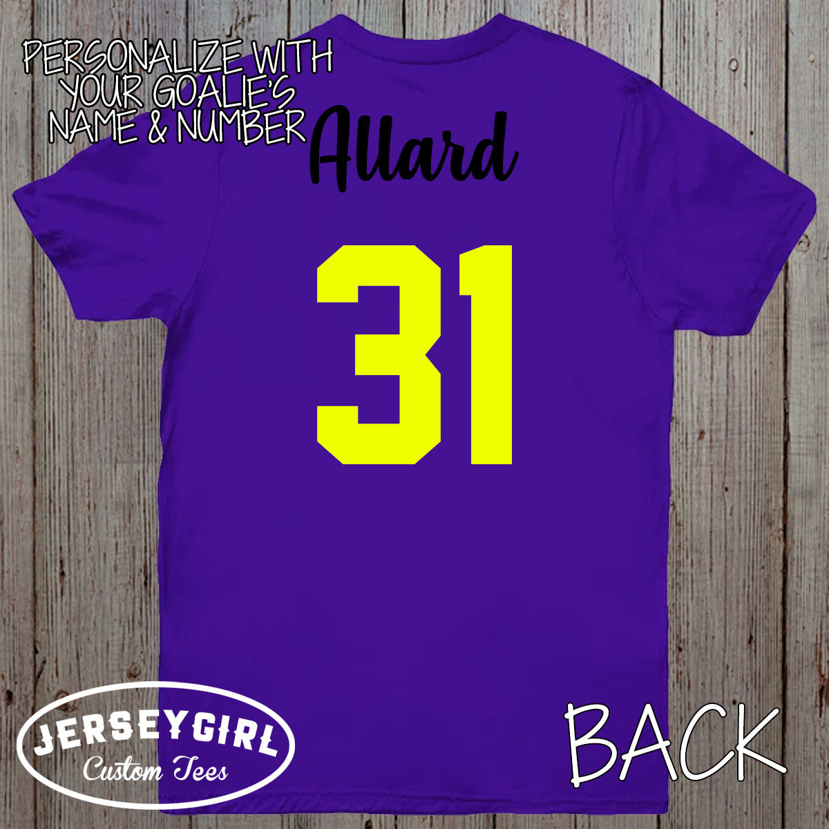 personalized hockey goalie mom shirt