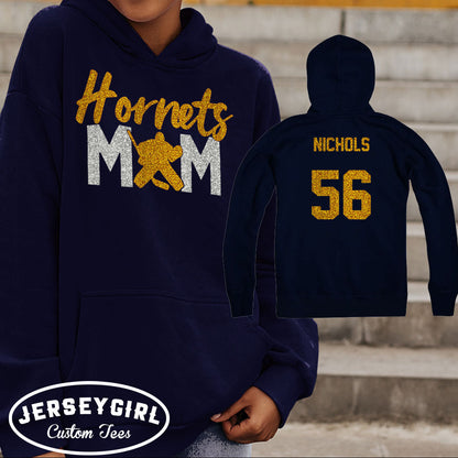 custom hockey goalie mom sweatshirt