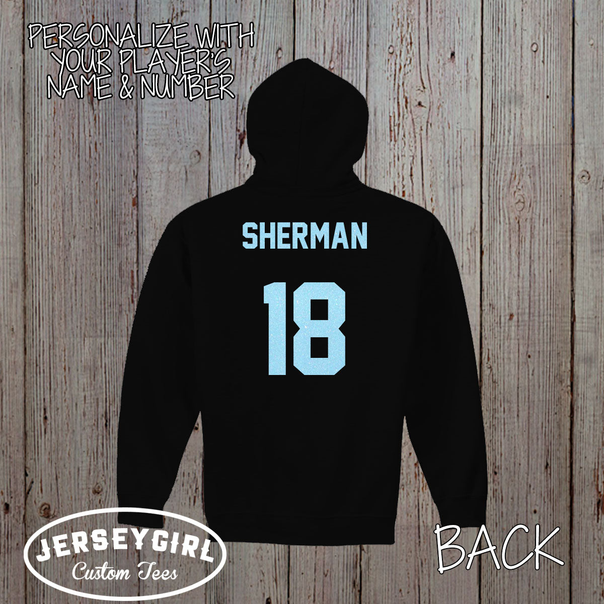 glitter hockey mama sweatshirt