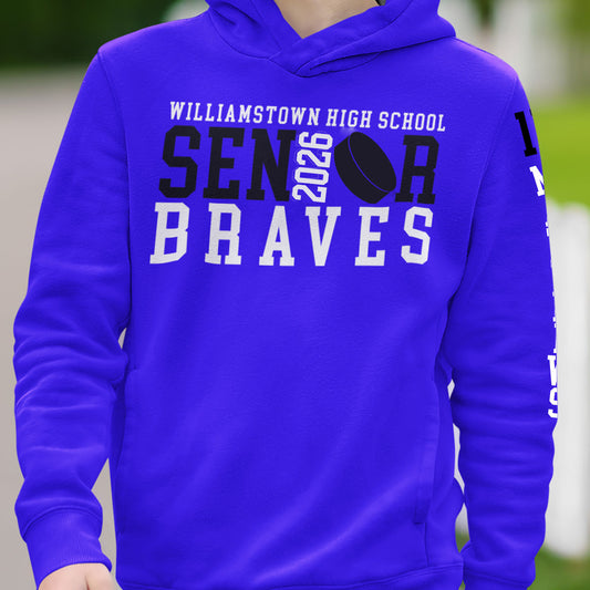 custom hockey senior sweatshirt