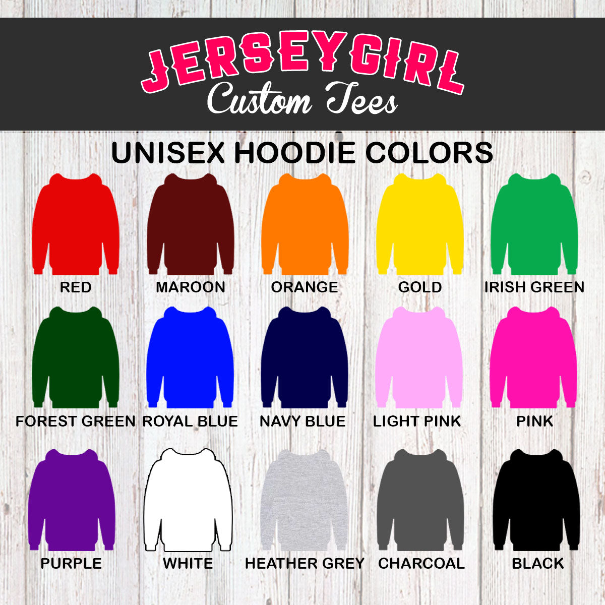 hoodie colors