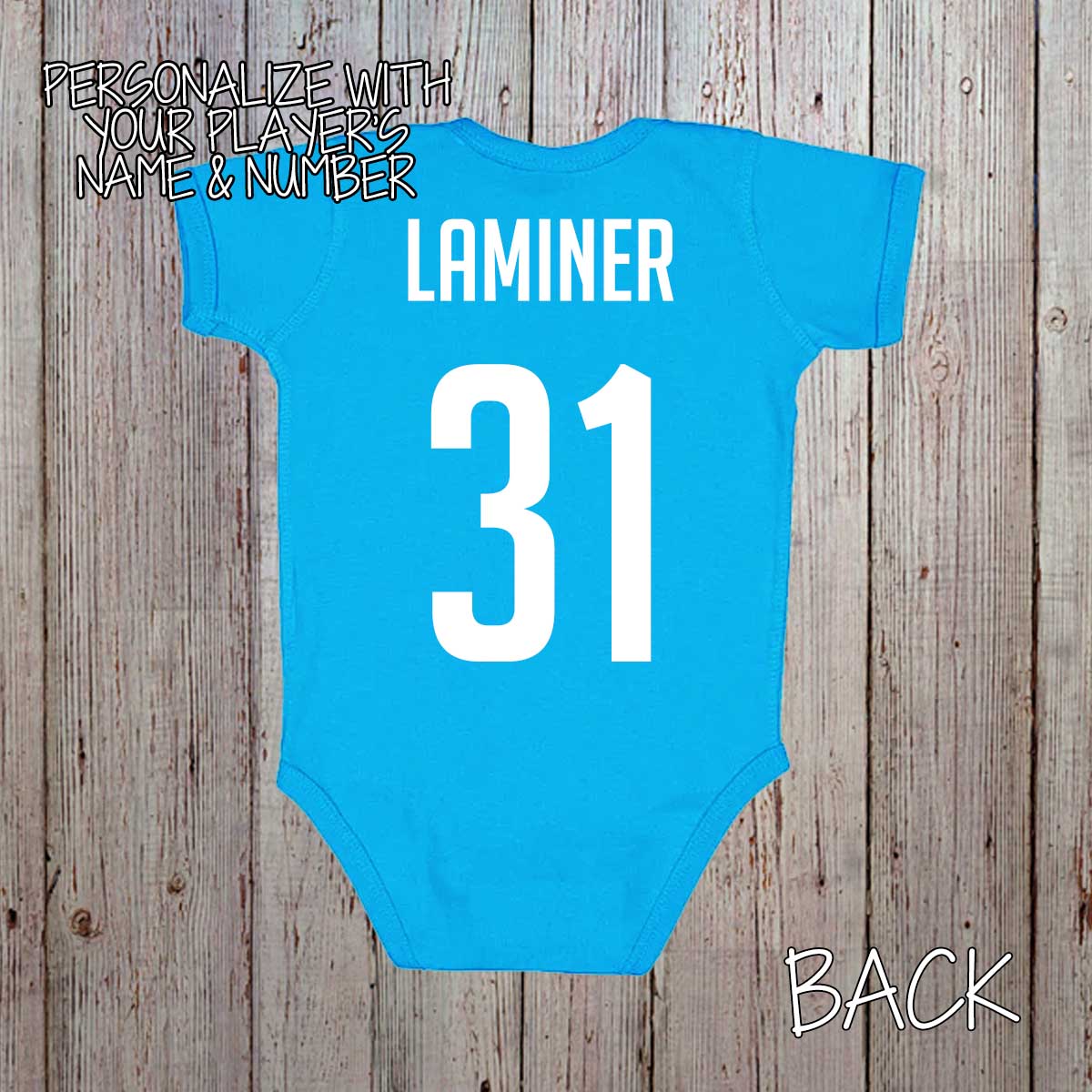 I May Be Her Little Brother But I'm Her Biggest Fan soccer baby bodysuit / toddler shirt