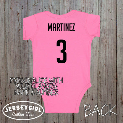 I May Be His Little Sister But I'm His Biggest Fan baseball shirt