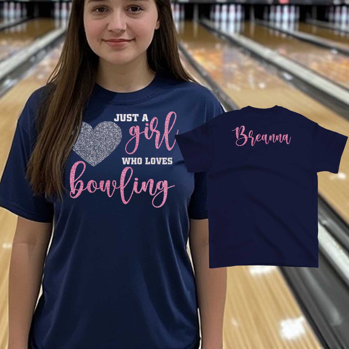 Just a Girl Who Loves Bowling shirt
