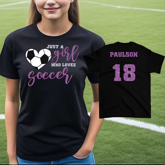Just a Girl Who Loves Soccer shirt