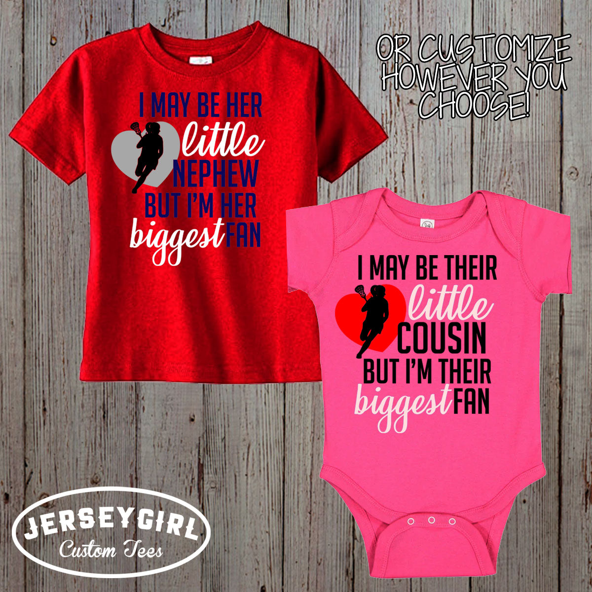 I May Be Her Little Brother But I'm Her Biggest Fan lacrosse shirt