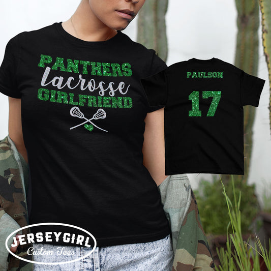 glitter lacrosse girlfriend shirt