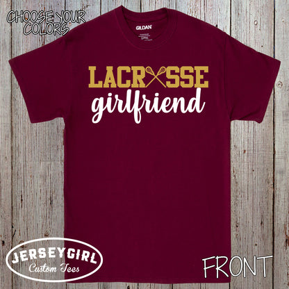custom lacrosse girlfriend shirt