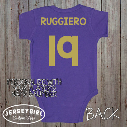 Little Brother Biggest Fan Baseball Bodysuit / Toddler Shirt