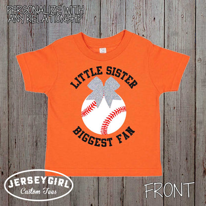 little cousin biggest fan baby bodysuit / toddler shirt