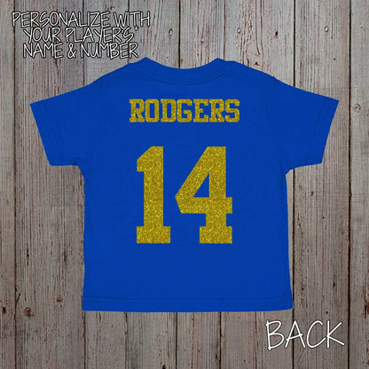 little cousin biggest fan soccer baby bodysuit / toddler shirt